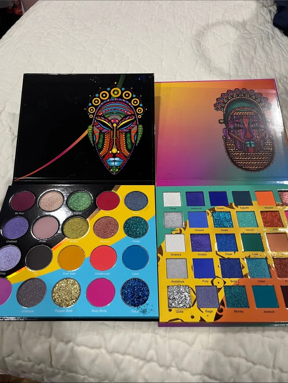 💕BUNDLE 2 JUVIAS PLACE EYESHADOW PALETTES- WAHALA & WAHALA 2💕